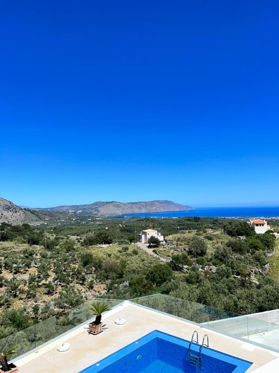 Villa Vuna - Private Pool -Sea View Chania  Exteriér fotografie